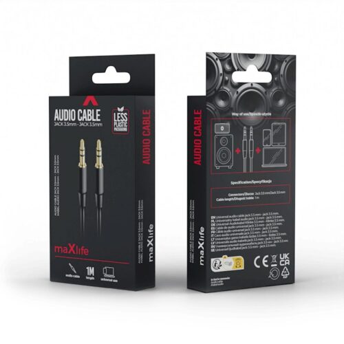 Maxlife audio cable jack 3.5 mm